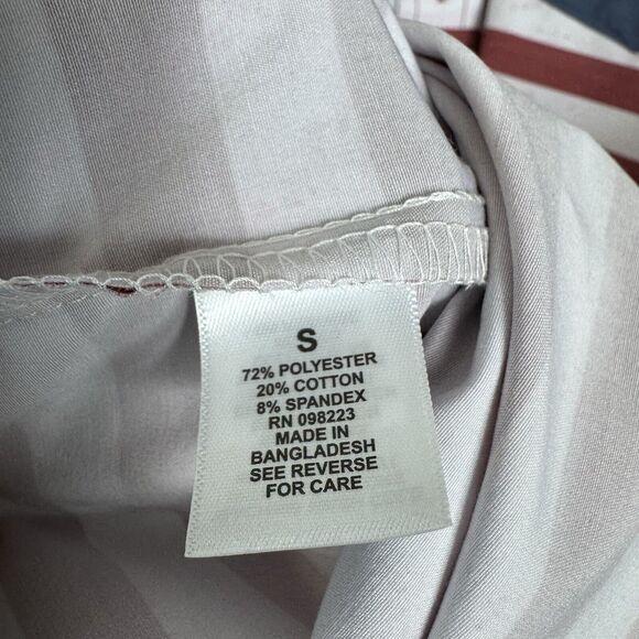 Magellan Relaxed Fit Shirt Men Small White US Flag Vented Short‎ Sleeve Fishing - Picture 9 of 9